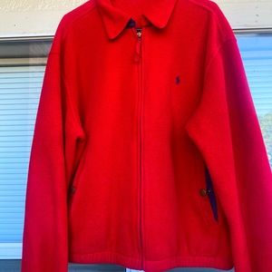 Ralph Lauren Polo Red Full Zip Fleece XL